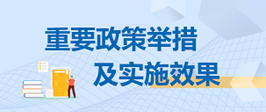 重要政策举措及实施效果